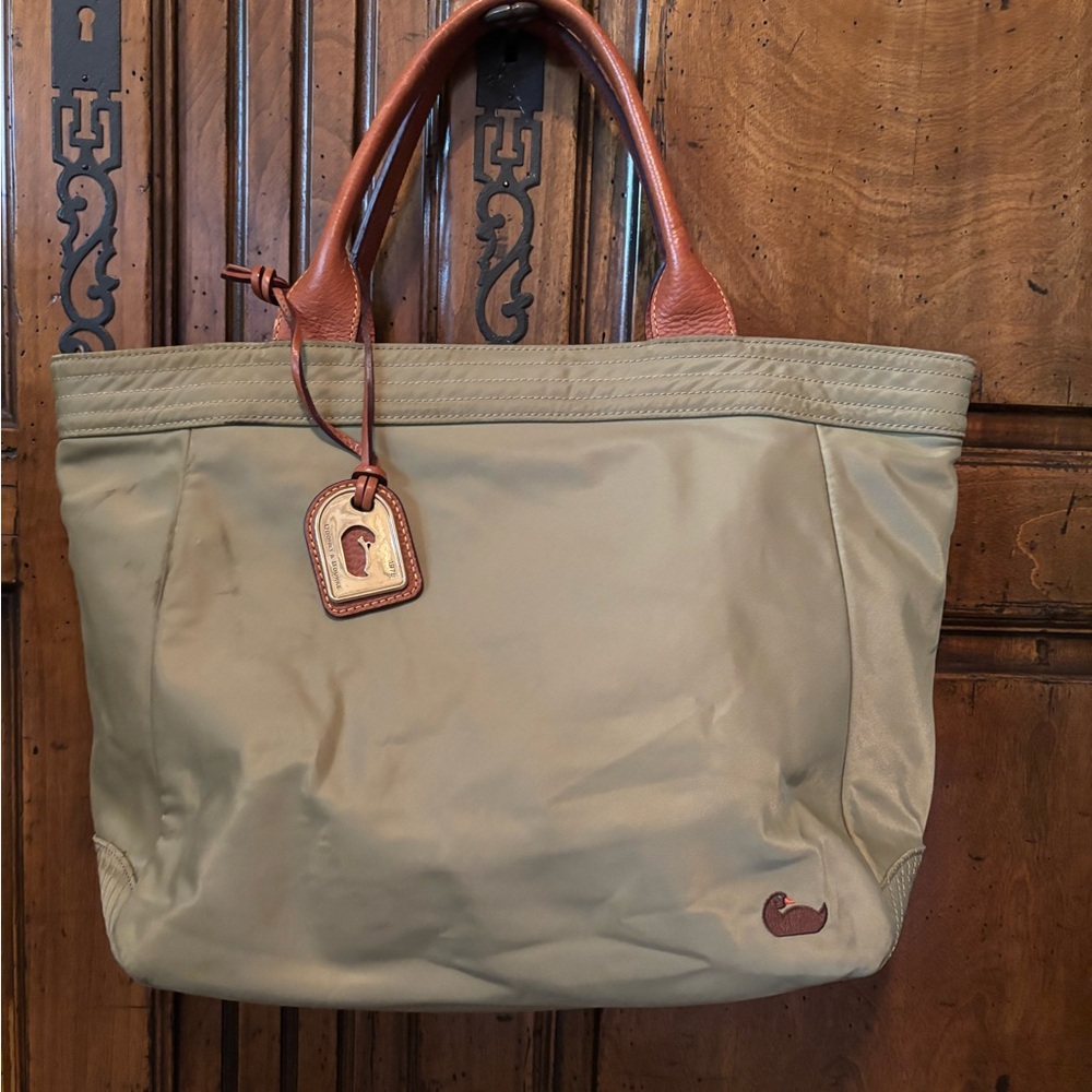 Dooney & Bourke Tan and Brown Casual Tote Bag